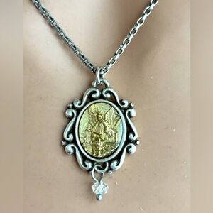 Brighton Devotion I Believe in Angels Necklace Rare and Retired NWOT